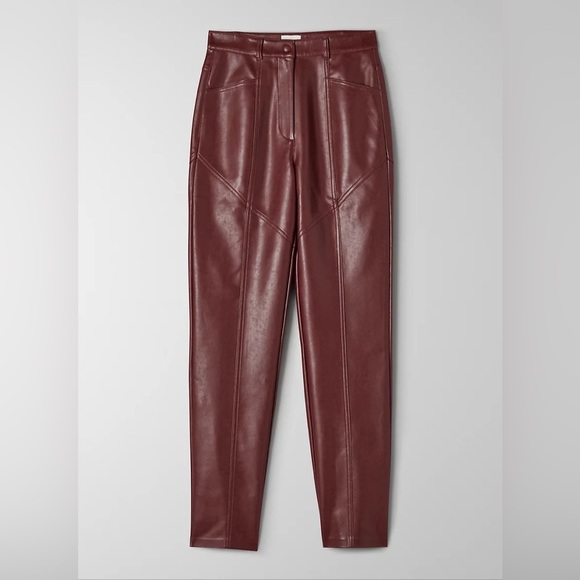Wilfred Rebel Pants Burgundy - Picture 1 of 4
